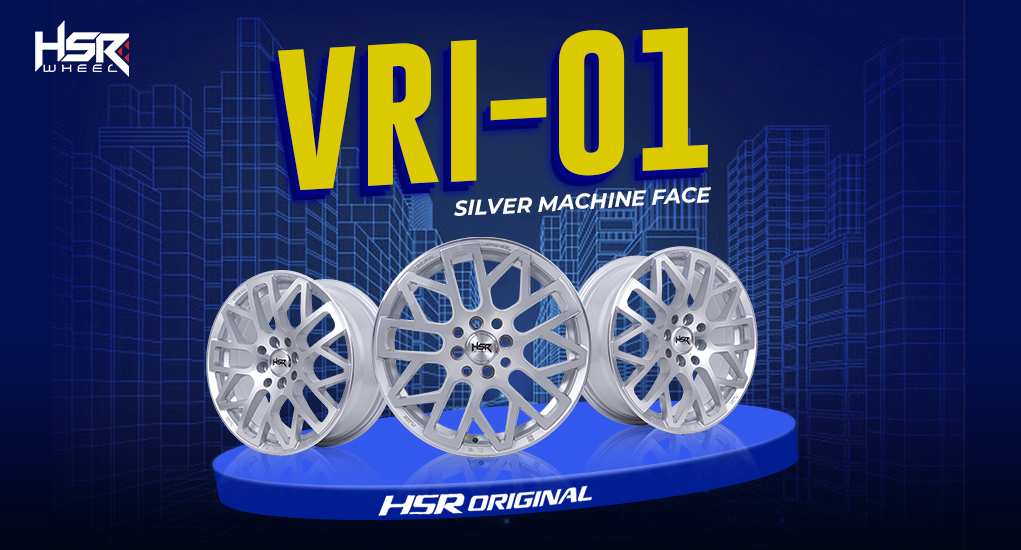 Velg HSR VRI-01 Silver Machine Face
