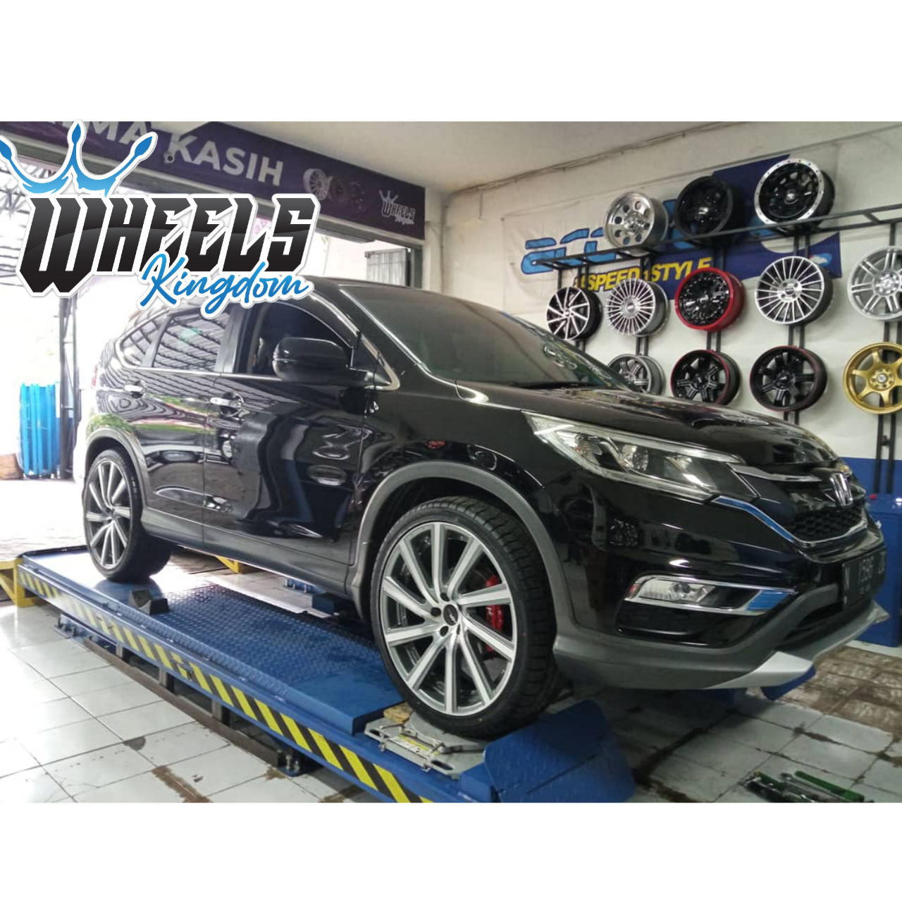 Modifikasi honda CR-V Velg ring22 HSR WHEEL| wheels kingdom surabaya