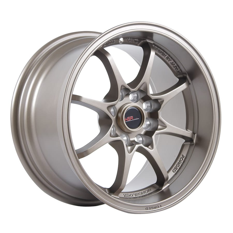 HSR Hiroshima 883 Ring 15x7-8,5 H8x100-114,3 ET35-30 Semi Matte Bronze