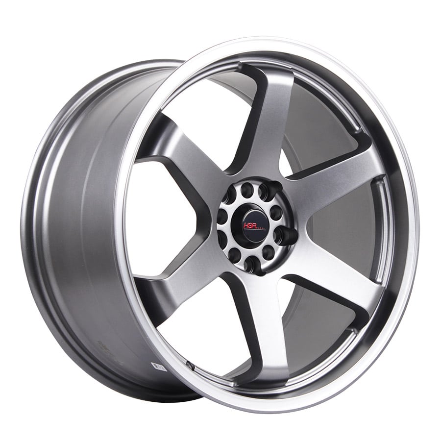 HSR Tokyo 966 Ring 19x8,5-9,5 H10x100-114,3 ET40-35 Semi Matte Grey Machine Ring3