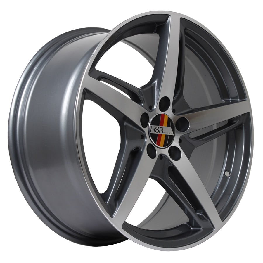HSR Funf AM5359 HSR Ring 18x8,5-9,5 H5x112 ET45 Grey Machine Face