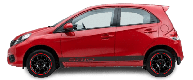 Modifikasi Mobil Honda Brio Merah