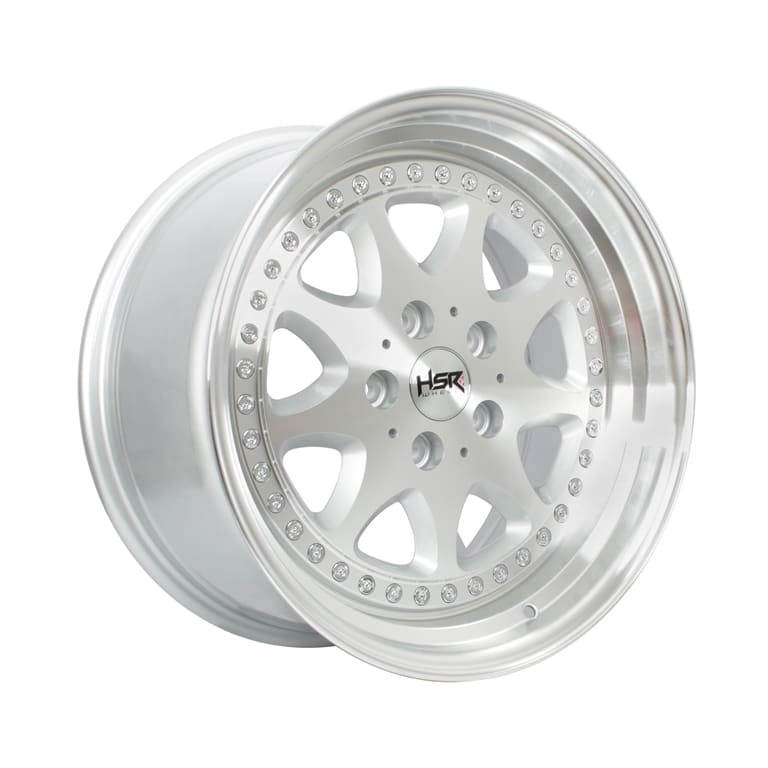 HSR Bavaria JD9016 Ring 17x7,5-8,5 H5x112 ET35 Silver Machine Face Lips1