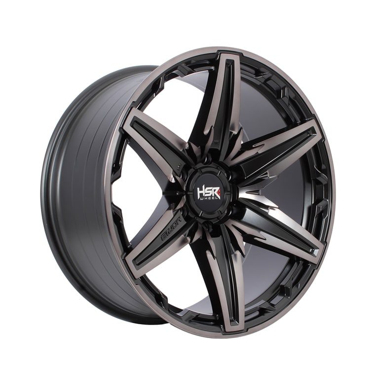 HSR Bagang HJA068 Ring 20x9 H6x139,7 ET10 Matte Black Oil Face1