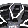 HSR Sloux JD201 Ring 16x7 H8x100-114,3 ET45 Black Machine Face1