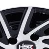 HSR Ciao H1281 Ring 16x6,5 H4x100 ET45 Black Machine Face1