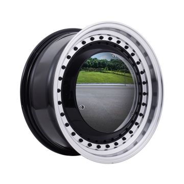 HSR Mirror REW024 Ring 15x6,5 H8x100-114,3 ET30 Black Machine Lips Black Rivets1